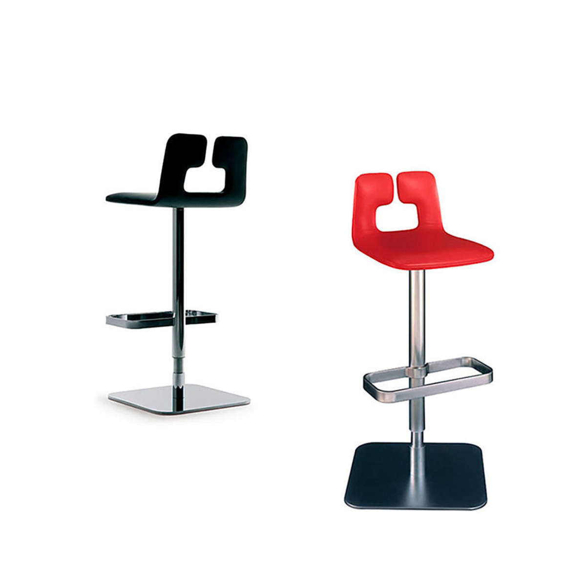 Keyhole Back Bar Stool